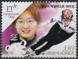 South Korea KPCC2656 2018 Pyeongchang Winter Olympics, Medalist, Short Track, Jeux Olympiques - Invierno 2018 : Pieonchang