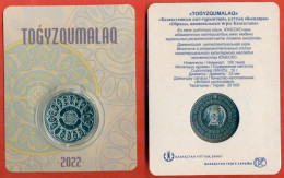 Kazakhstan 2022. Togyzqumalar -folk Game. Silver Copper-nickel Blister Coin.NEW!!! - Kasachstan