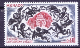 Monaco 1969 MNH, Louis Hector Berlioz, Margaret's House, Goblins - Mythologie