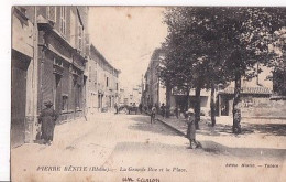 PIERRE BENITE                 LA GRANDE RUE  ET LA PLACE - Pierre Benite