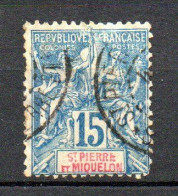 Col33 Colonie SPM Saint Pierre Et Miquelon N° 64 Oblitéré Cote : 8,00€ - Usati