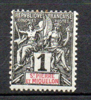 Col33 Colonie SPM Saint Pierre Et Miquelon N° 59 Neuf X MH Cote : 1,75€ - Unused Stamps
