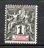 Col33 Colonie SPM Saint Pierre Et Miquelon N° 59 Neuf X MH Cote : 1,75€ - Nuovi