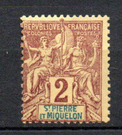 Col33 Colonie SPM Saint Pierre Et Miquelon N° 60 Neuf X MH Cote : 1,75€ - Ungebraucht