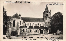 Meung Sur Loire * Place Et Façade Nord De L'église - Autres & Non Classés