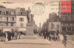 Lorient * Place , Statue Jules Simon Et Rue Du Morbihan * Café - Lorient