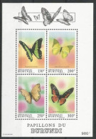 Burundi - BL132 - Papillons - 1993 - MNH - Nuevos