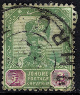 MALAYA JOHORE 1896 3c Green & Purple SG41 Used - Johore
