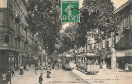 Nice * L'avenue De La Gare * Tram Tramway * Café * Kiosque à Journaux - Other & Unclassified