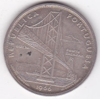 Portugal 20 Escudos 1966. Pont Salazar, En Argent , KM# 592 - Portogallo