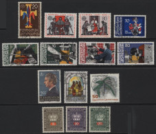 Liechtenstein (21) 1968-1992. 14 Different Stamps. Unused & Used. Hinged. - Otros & Sin Clasificación