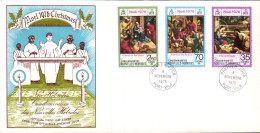 NOUVELLES HEBRIDES FDC 1976 NOEL - FDC