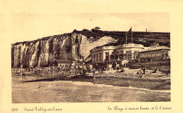 FRANCE - 76 - ST VALERY EN CAUX - La Plage à Marée Haute Et Le Casino - Carte Postale Ancienne - Saint Valery En Caux