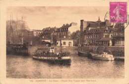 Lorient * Les Quais * Départ D'un Bateau Vapeur Pour Port Louis - Lorient