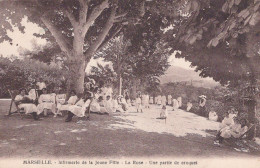 13  / MARSEILLE / LA ROSE / INFIRMERIE DE LA JEUNE FILLE / UNE PARTIE DE CROQUET - Saint Barnabé, Saint Julien, Montolivet