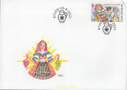 651554 MNH CHEQUIA 2021 FESTIVAL KYJOV FOLK - Used Stamps