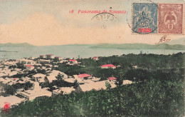 Nouvelle Calédonie - Panorama De Nouméa - Colorisé - Affranc. Mixte - Carte Postale Ancienne - New Caledonia