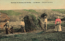 Le Bercon , Environs De Fresnay Sur Sarthe * Faneurs Sarthois * Le Bercon * Agricole Agriculture * Cpa Toilée Colorisée - Andere & Zonder Classificatie