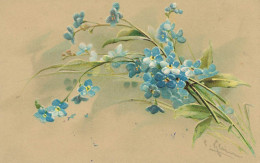 Catharina KLEIN Klein * CPA Illustrateur Gaufrée Embossed * Fleurs Bleues * S. 3938 - Klein, Catharina