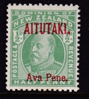 Cook Islands Aitutaki 1911 Perf 14 Sc 7  Mint Hinged - Aitutaki