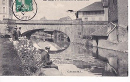 HERICOURT        LA LUZINE ET LE GRAND PONT.   PECHEUR - Héricourt