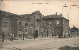 France - Tergnier - La Gare - Animé  - Carte Postale Ancienne - Laon