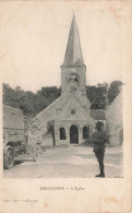 France - Jouaignes - L'église - Edit. Mme Laffineux - Animé - Clocher - Horloge  - Carte Postale Ancienne - Soissons