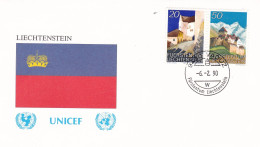 United Nations  06-02-1990 On Cover Flag Of The Nations - Cartas & Documentos