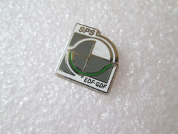 PIN'S    EDF  GDF   SPS   Zamak  PICHARD - EDF GDF