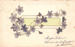 Fleurs - Illustration De Fleurs à Identifier Violettes - Carte Postale Ancienne - Flowers