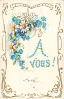 Fleurs - Illustration De Fleurs à Identifier - Carte Postale Ancienne - Blumen