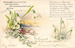 Fleurs - Illustration De Fleurs à Identifier - Paysage - Carte Postale Ancienne - Blumen