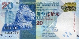 Hong Kong 20 Dollars 2012, UNC, P-212b, HK B691b - Hongkong