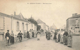 85 - VENDÉE - AIZENAY - Rue De La Gare - Facteur - Animation - Superbe - 10182 - Aizenay