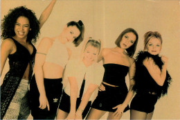 Photo Format Carte Postale Groupe Spice Girls Girls Powers Mel B Melanie C Emma Bunton Victoria Beckham Geri Halliwell - Célébrités