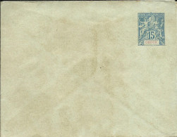 Entier Postal , Enveloppe , 15 Cts , OBOCK , N° YT 37 , µ - Storia Postale