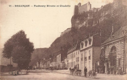 Besançon * Rue Dans Le Faubourg Quartier Rivotte Et La Citadelle * Café * Attelage - Besancon