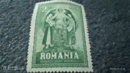 ROMANYA--1929          2L           UNUSED- - Unused Stamps