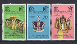 New Hebrides/Nouvelles Hebrides 1977 - Silver Jubilee Of Her Majesty Elisabeth II - Stamps 3v - MNH** - Covers & Documents