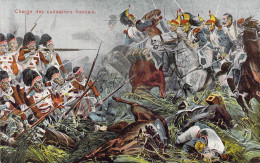 Personnage Historique - Napoléon - Waterloo - La Charge Des Cuirassiers Français - Carte Postale Ancienne - Historische Persönlichkeiten