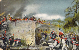 Personnage Historique - Napoléon - Waterloo - L'attaque D'Hougoumont - Carte Postale Ancienne - Historische Persönlichkeiten