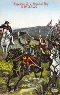 Personnage Historique - Napoléon - Waterloo - NApoléon Et Le Maréchal Ney à Waterloo - Carte Postale Ancienne - Personajes Históricos