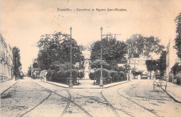 FRANCE - 78 - VERSAILLES - Carrefour Et Square Jean Houdon - Carte Postale Ancienne - Versailles