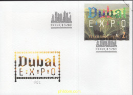 654840 MNH CHEQUIA 2021 EXPOSICION MUNDIAL - DUBAI 2021 - Usati