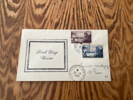 Enveloppe Oblitérée De Saint Pierre Et Miquelon Année 1956 - Usados