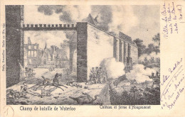 Personnage Historique - Napoléon - Waterloo - Château Et Ferme D'Hougoumont - Carte Postale Ancienne - Historische Persönlichkeiten