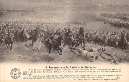 Personnage Historique - Napoléon - Waterloo - Panorama De La Bataille De Waterloo - Carte Postale Ancienne - Personaggi Storici