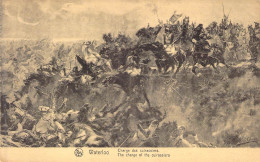 Personnage Historique - Napoléon - Waterloo - Charge Des Cuirassiers - Carte Postale Ancienne - Personajes Históricos