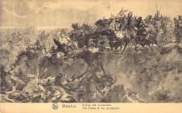 Personnage Historique - Napoléon - Waterloo - Charge Des Cuirassiers - Carte Postale Ancienne - Historische Figuren