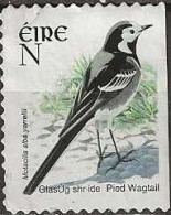 IRELAND 2002 New Currency. Birds - (N) - Pied Wagtail FU Self Adhesive - Oblitérés